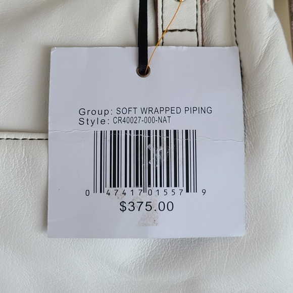 Cynthia Rawley Cream Leather Purse - Picture 7 of 8